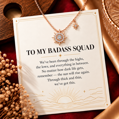 925 Sterling Silver-Sun Will Rise Necklace