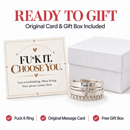 Fuck It Ring for Tired-Ass Women