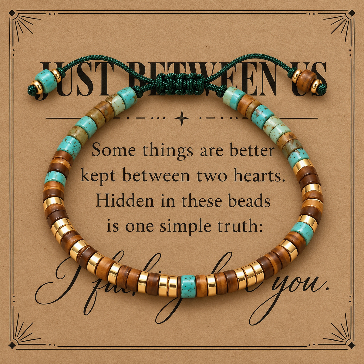 F**king Love You Morse code bracelet