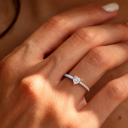 Like Mother Like Daughter Heart Matching Ring