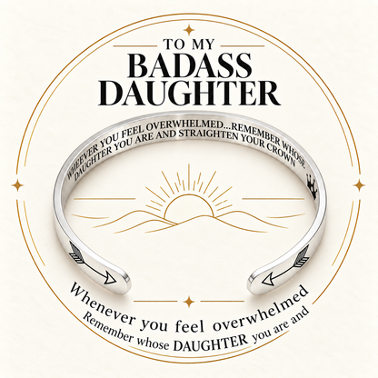 Daughter Straighten Your Crown Bracelet