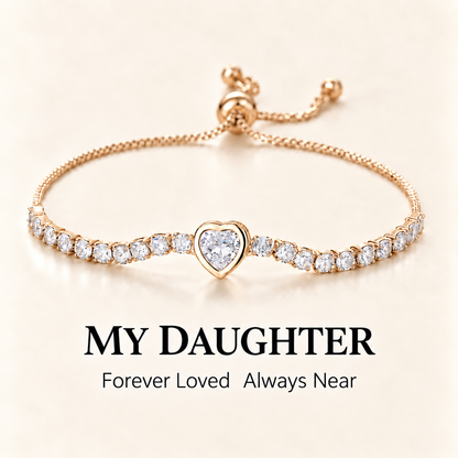 To My Daughter - I Love You Bracelet