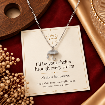 My Daughter-Umbrella Pendant Necklace