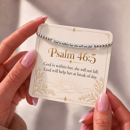 God Is Within Her Bracelet
