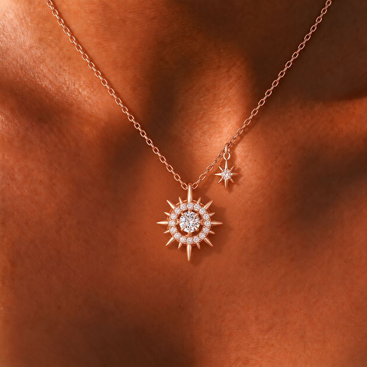 925 Sterling Silver-Sun Will Rise Necklace