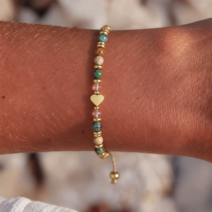 Birthday Wishes Heart Bracelet