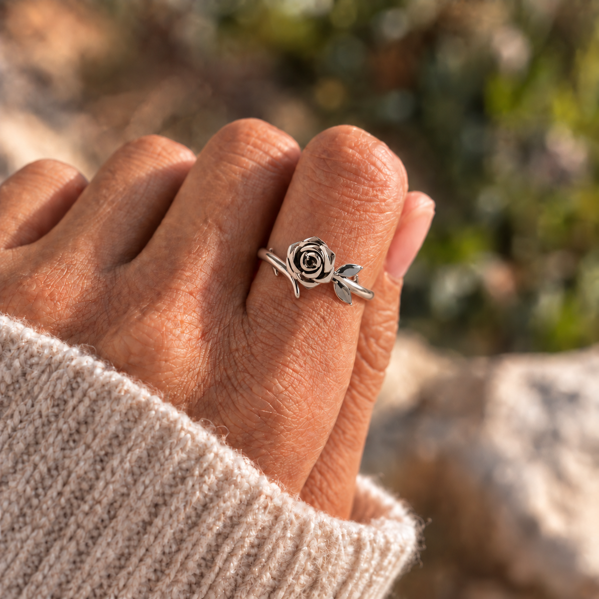 Strong As Fuck Engraved Motivational Band Ring
