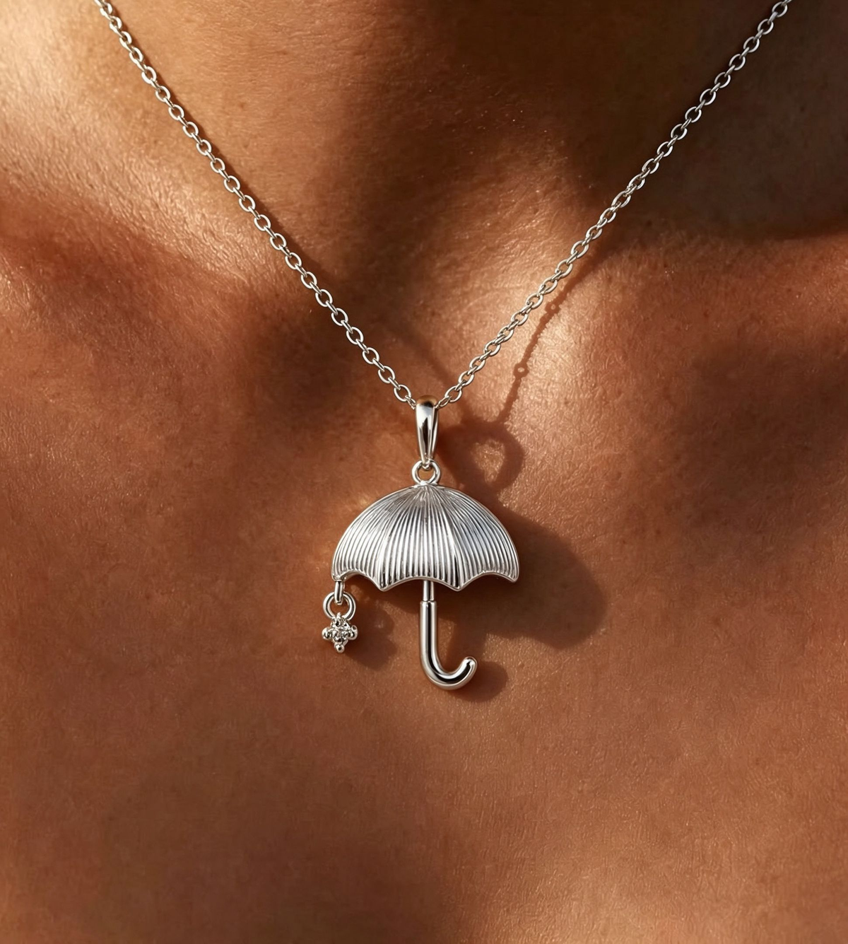My Daughter-Umbrella Pendant Necklace
