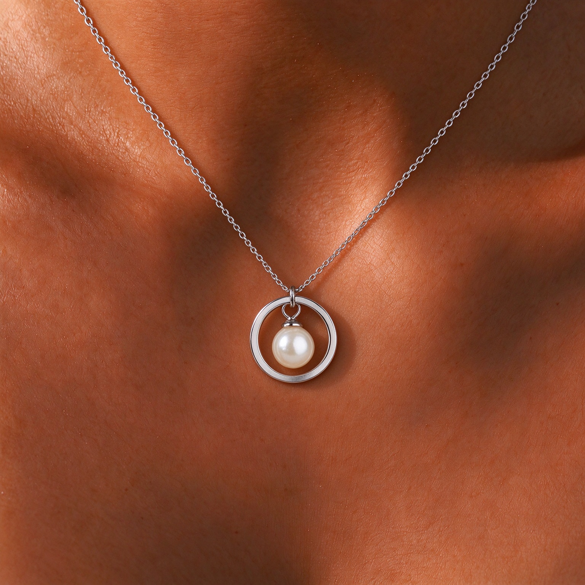 S925-Mother-in-Law Circle of Love Necklace