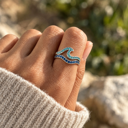 Dual‑Ocean Wave Ring