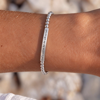 God Is Within Her Bracelet
