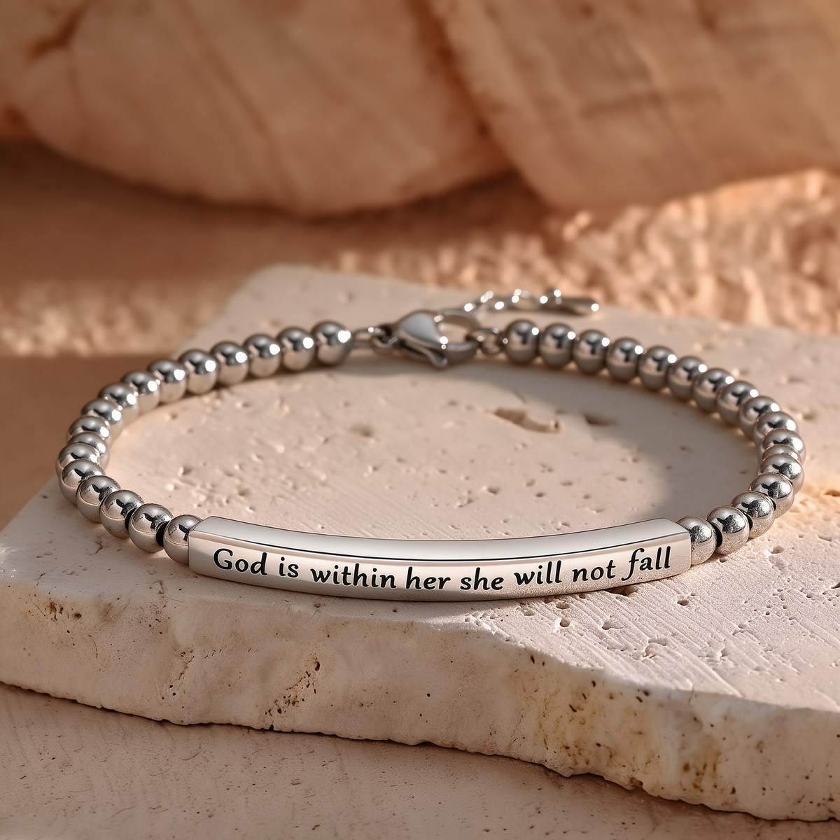 God Is Within Her Bracelet