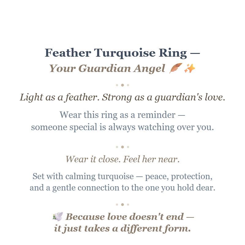 Feather Accent Ring – Your Guardian Angel