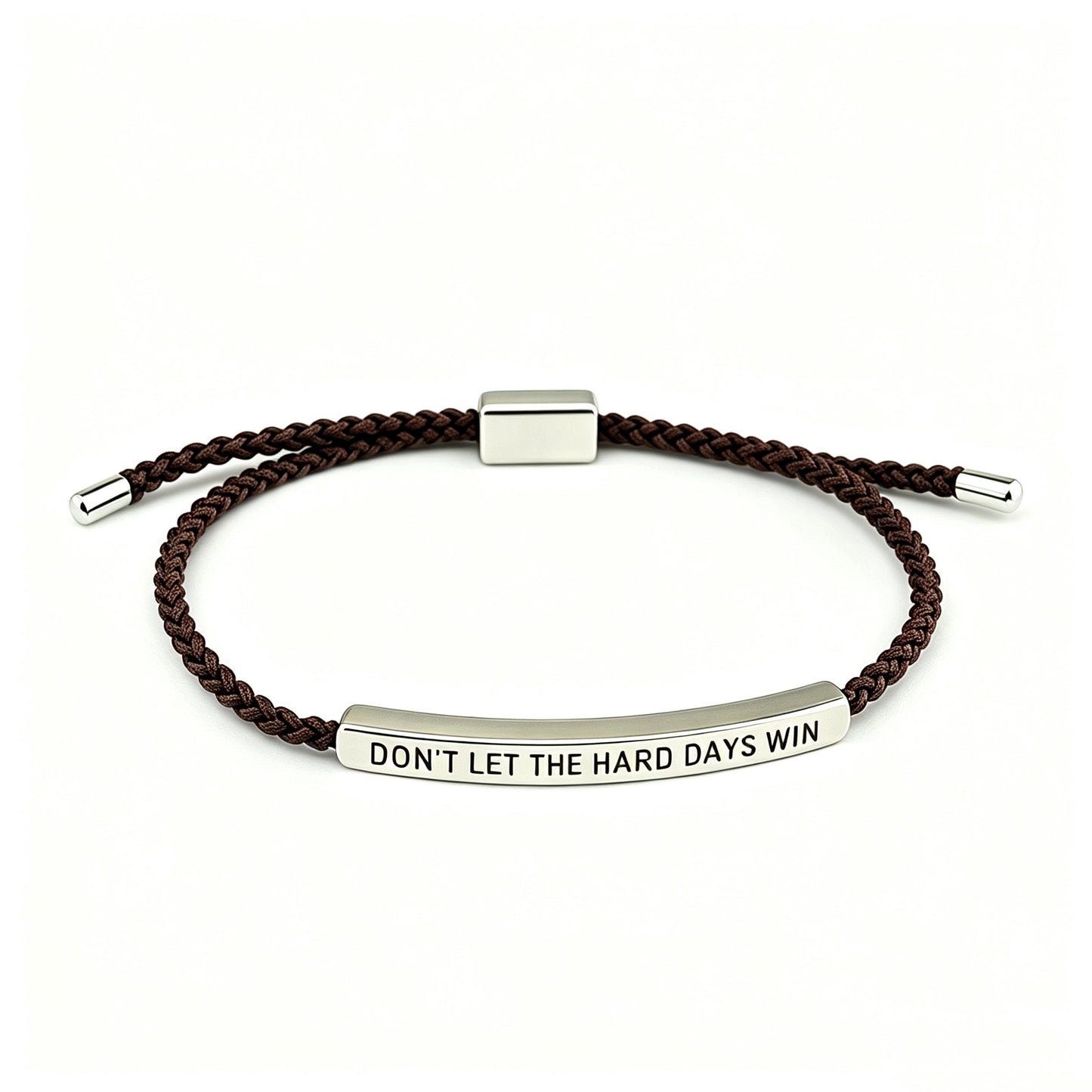 Don't Let The Hard Days Win Inspire Accent Bracelet
