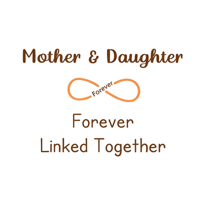 Mom & Daughter Infinity Ring