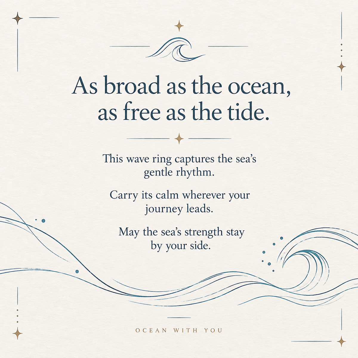 Dual‑Ocean Wave Ring