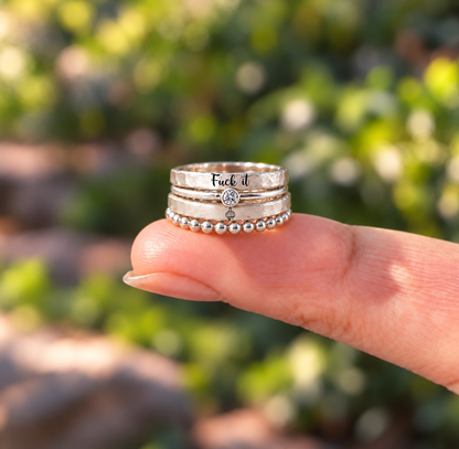 Fuck It Ring for Tired-Ass Women