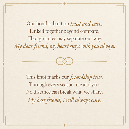 Best Friend-Linked For Life Friendship Ring