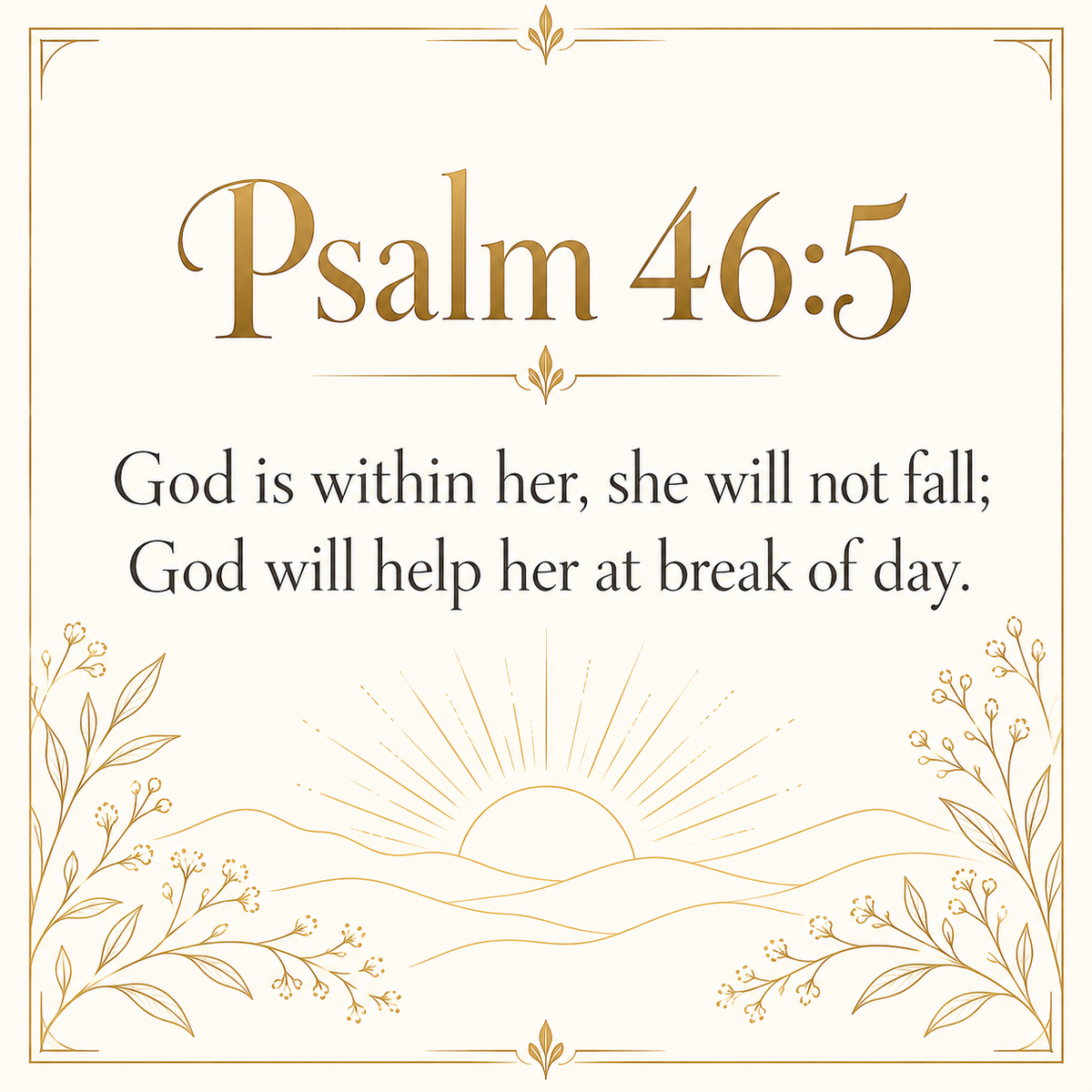 God Is Within Her Bracelet