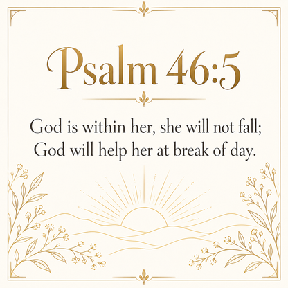 God Is Within Her Bracelet