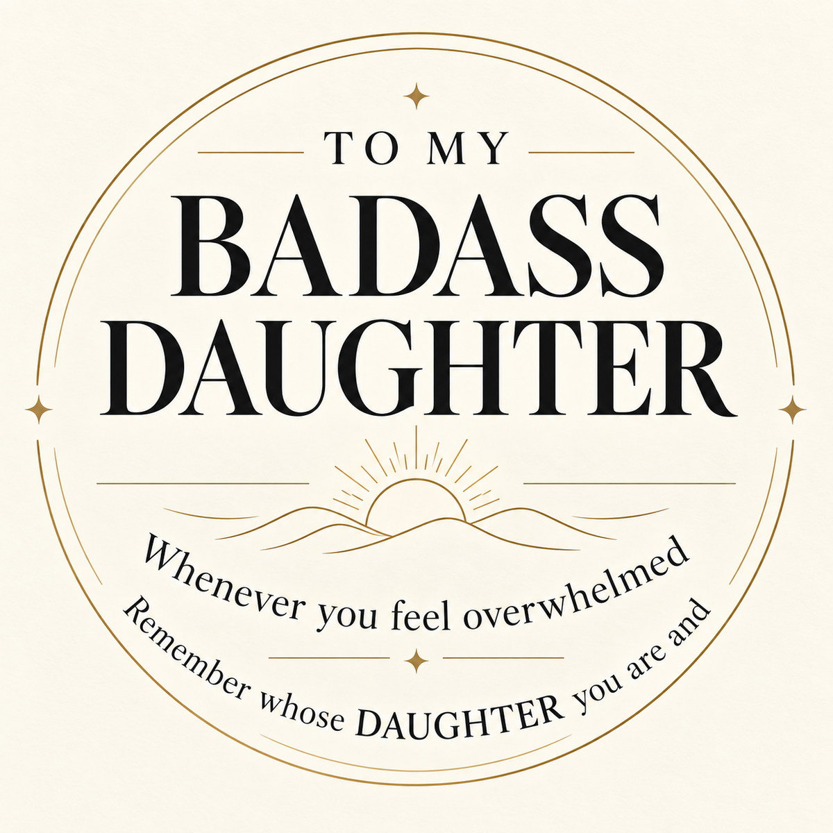Daughter Straighten Your Crown Bracelet
