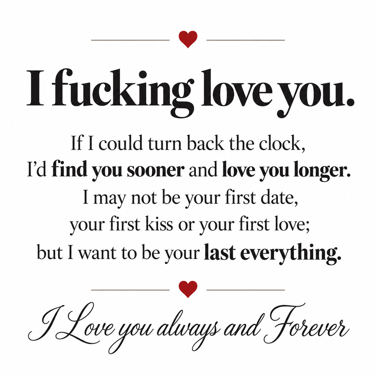 For My Wife-F**king Love You Adjustable Ring
