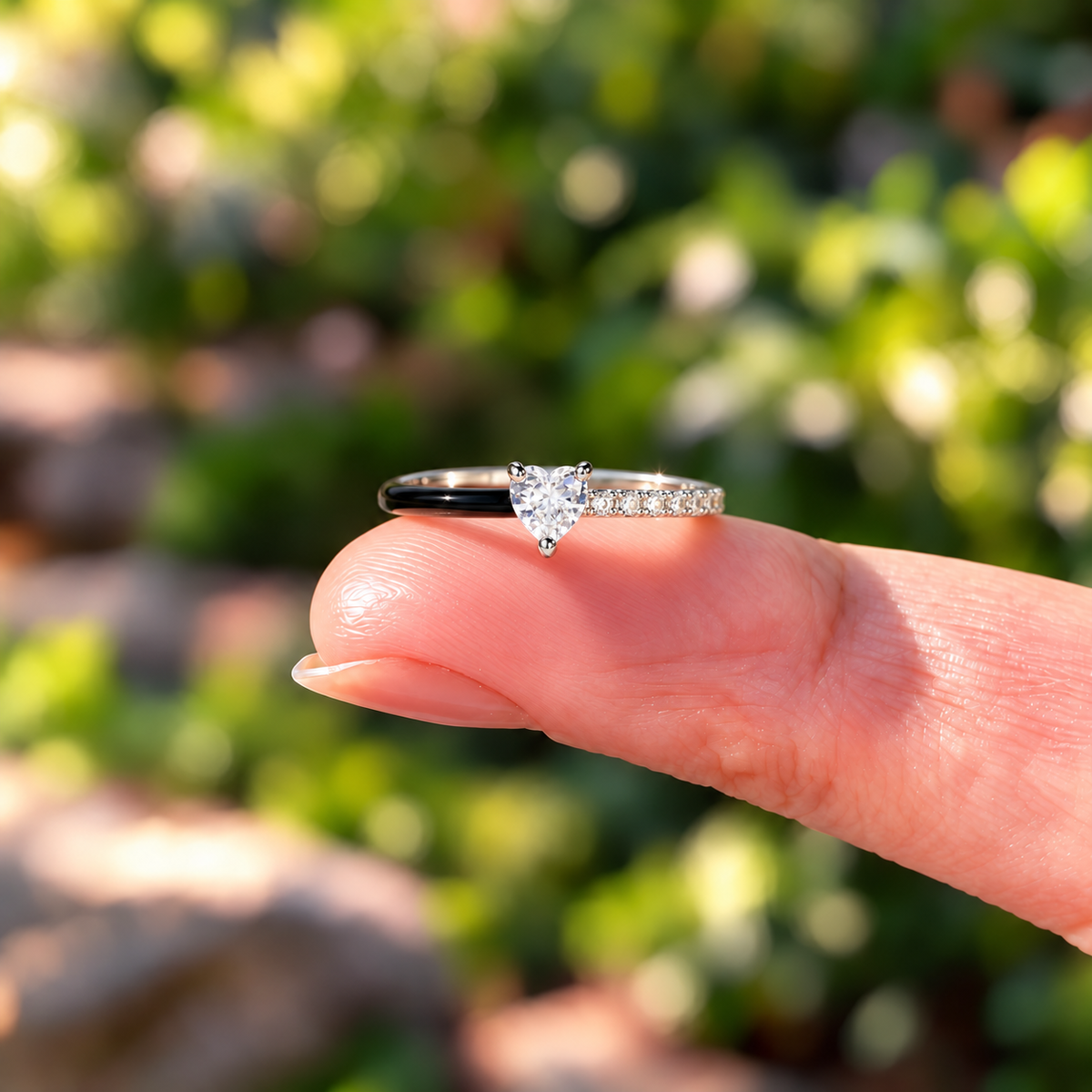 Like Mother Like Daughter Heart Matching Ring