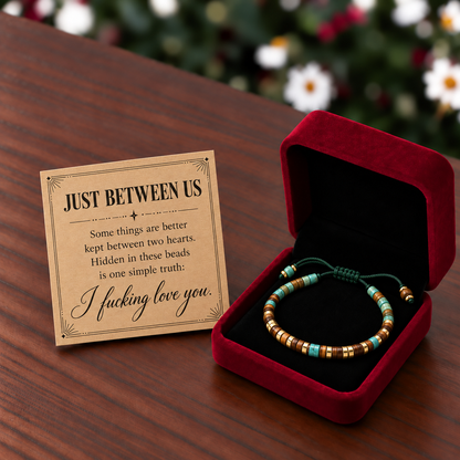 F**king Love You Morse code bracelet