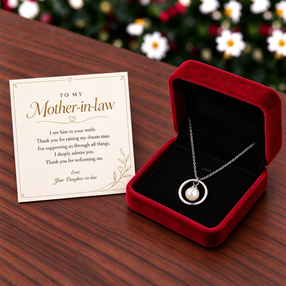 S925-Mother-in-Law Circle of Love Necklace