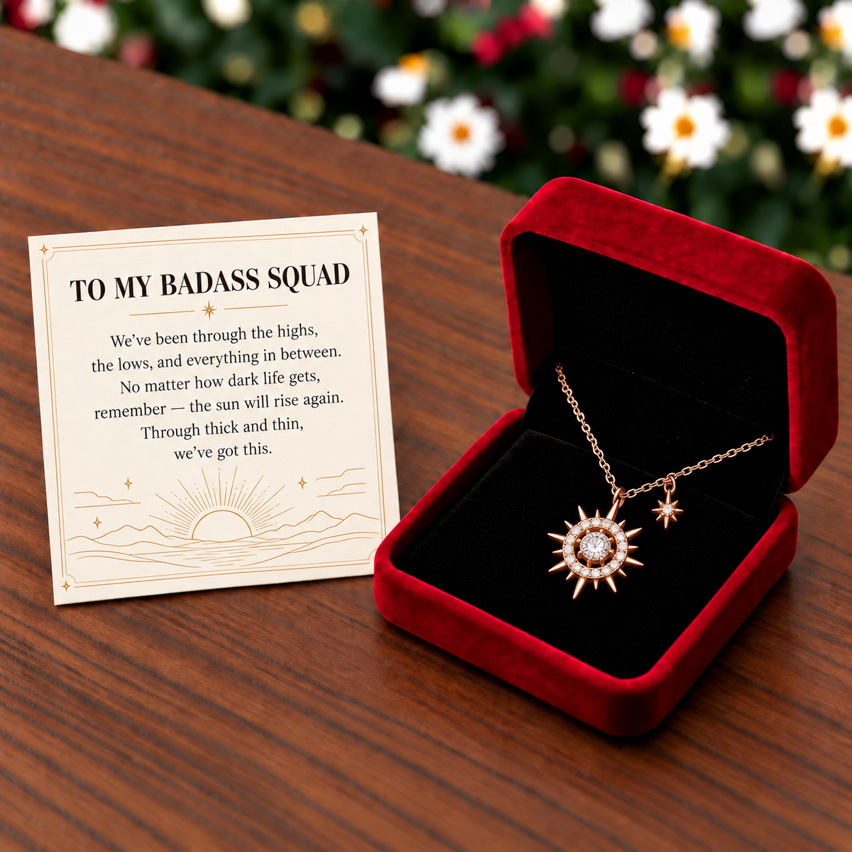 925 Sterling Silver-Sun Will Rise Necklace