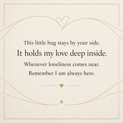 Hugging Hands Open Ring | I Miss You