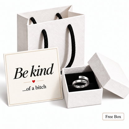 Be Kind Mantra Ring