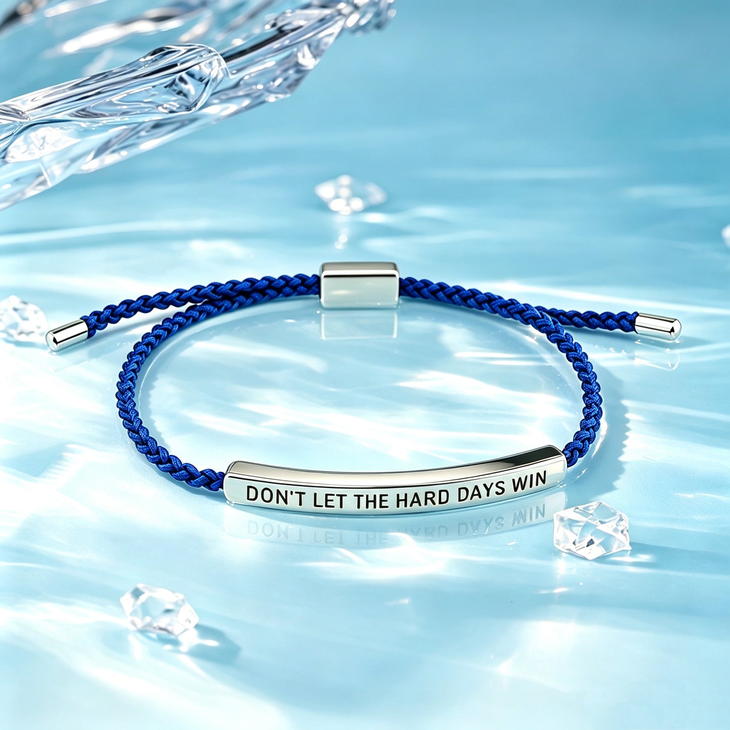 Don't Let The Hard Days Win Inspire Accent Bracelet