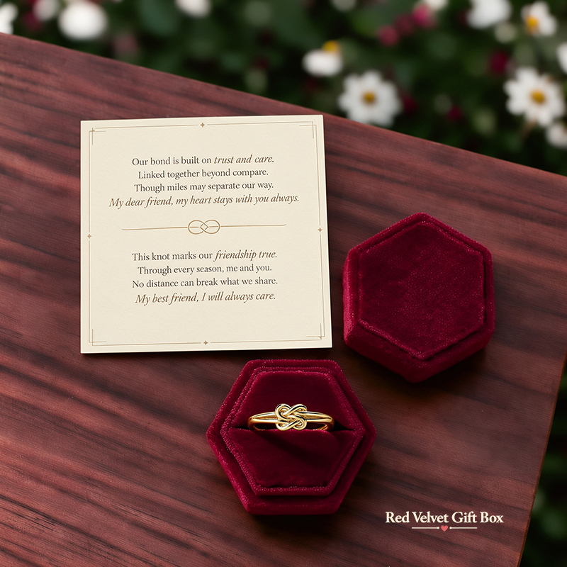 Best Friend-Linked For Life Friendship Ring