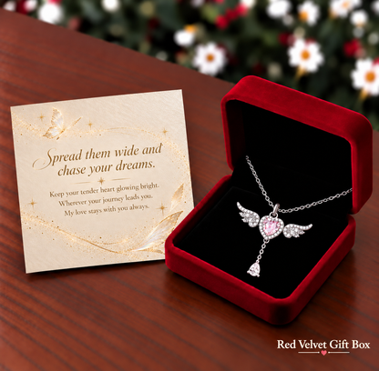 Angel Wings for My Brave Daughter-Wings Flip Up & Down