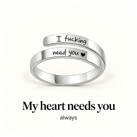 Best Friend-F**king Need You Adjustable Ring