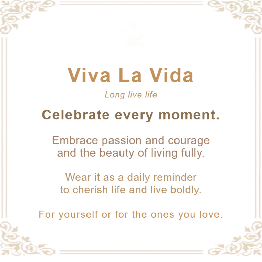 Viva La Vida Open Ring-Live Fearlessly