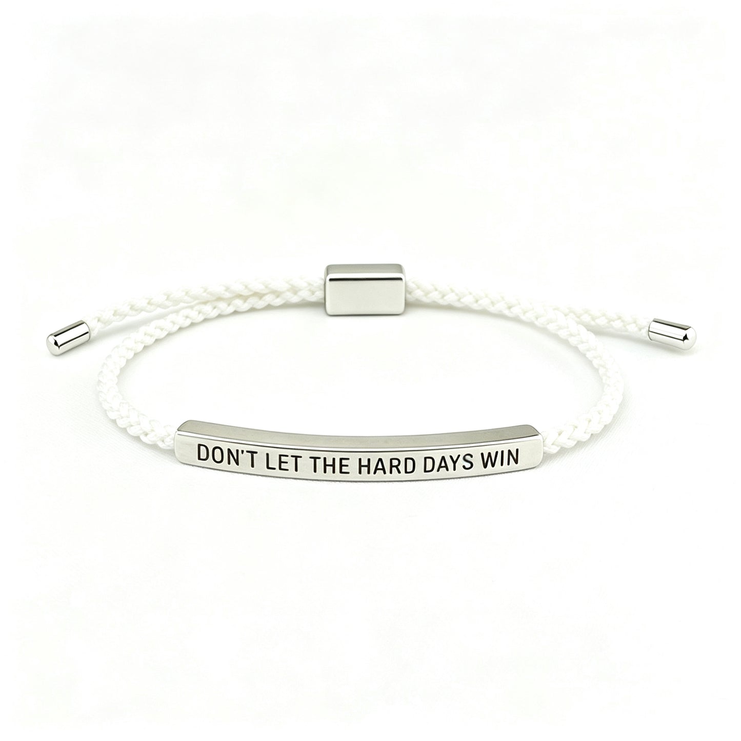 Don't Let The Hard Days Win Inspire Accent Bracelet