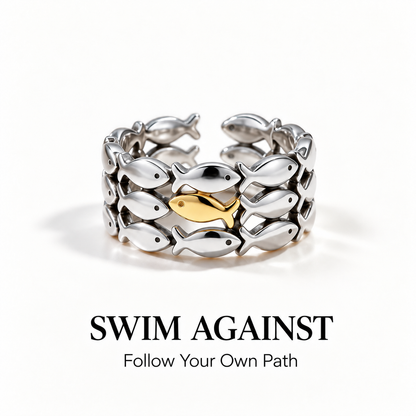 Swim Against The Current Ring