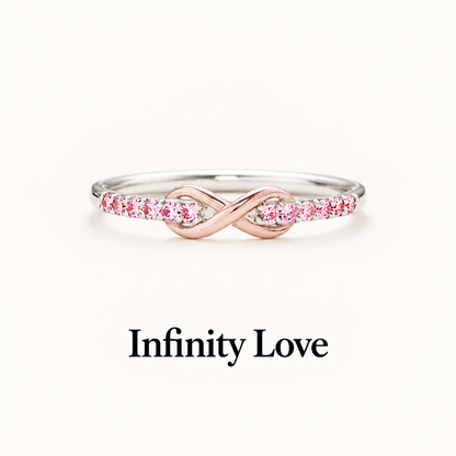 Mom & Daughter Infinity Ring