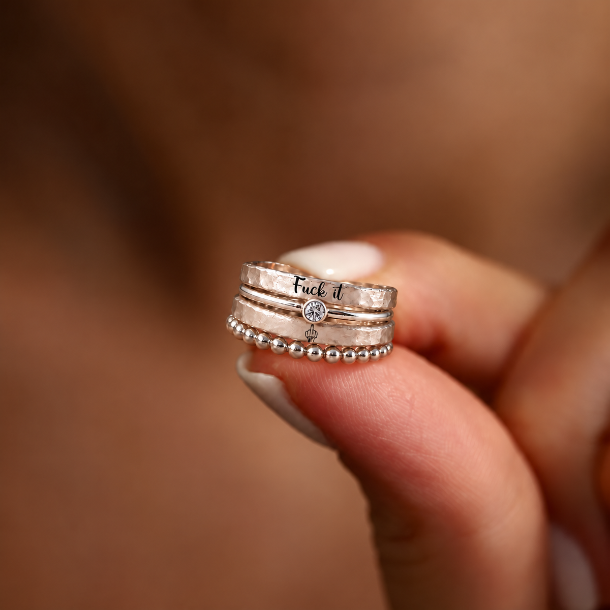 Fuck It Ring for Tired-Ass Women