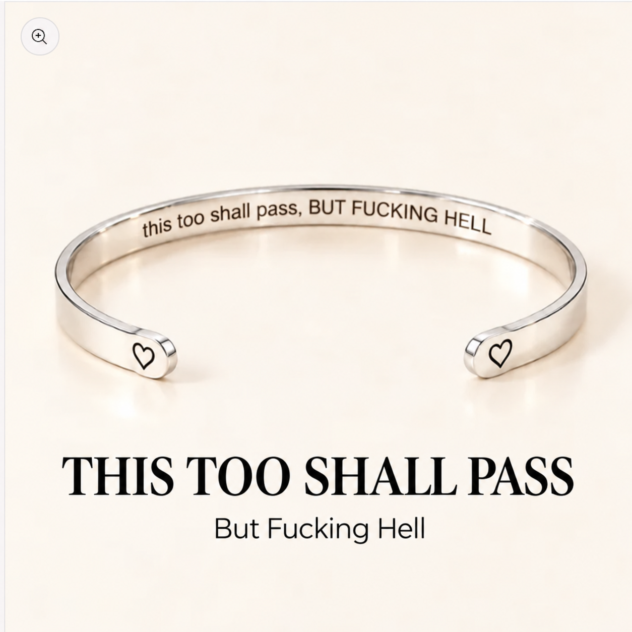 This Too Shall Pass Cuff Bracelet